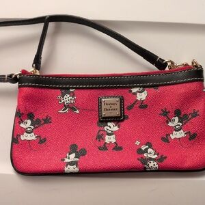Dooney & Bourke Red and Black Mickey Mouse Wristlet